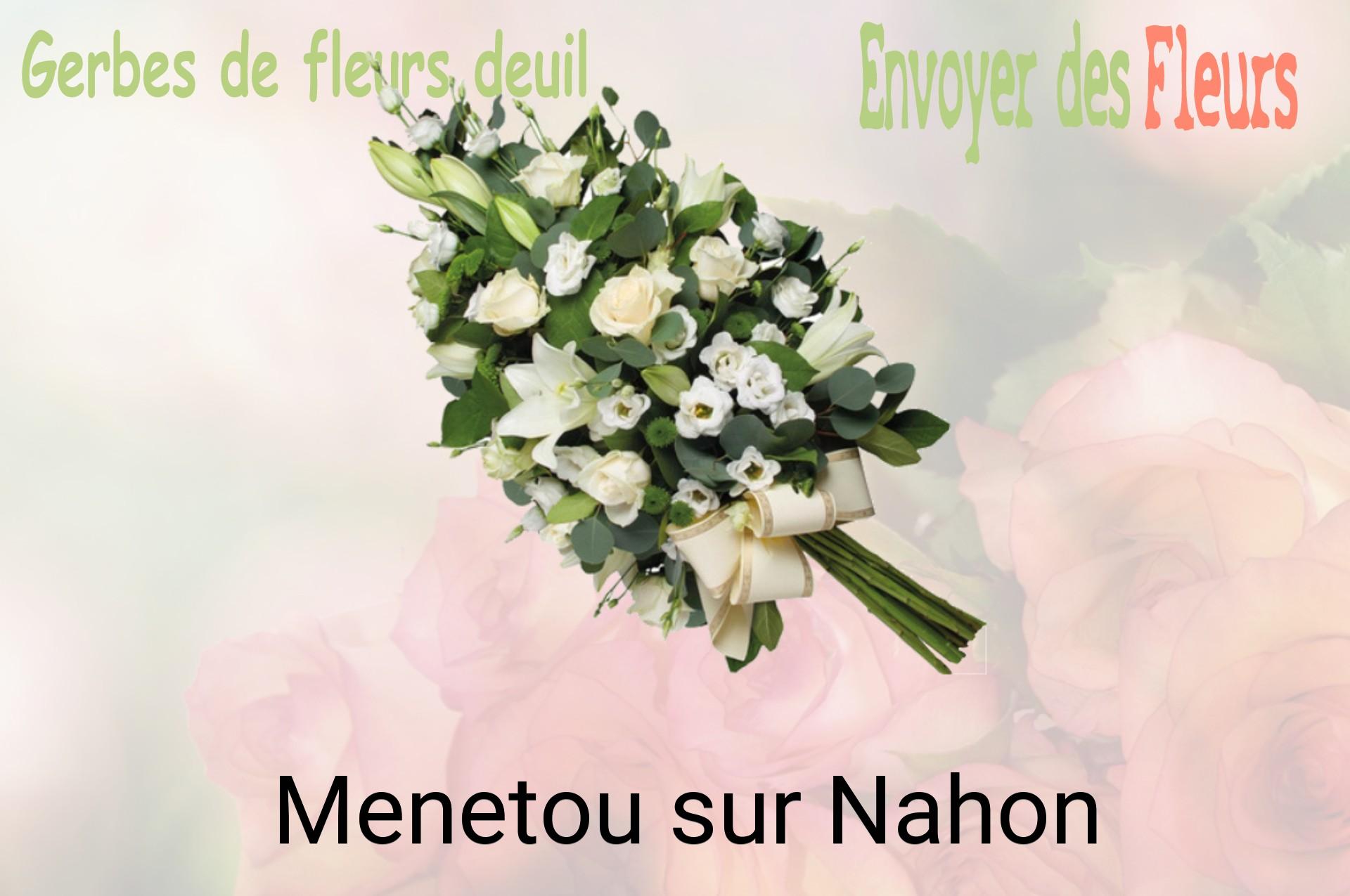 Gerbe de fleurs de deuil livrée à Menetou-sur-Nahon